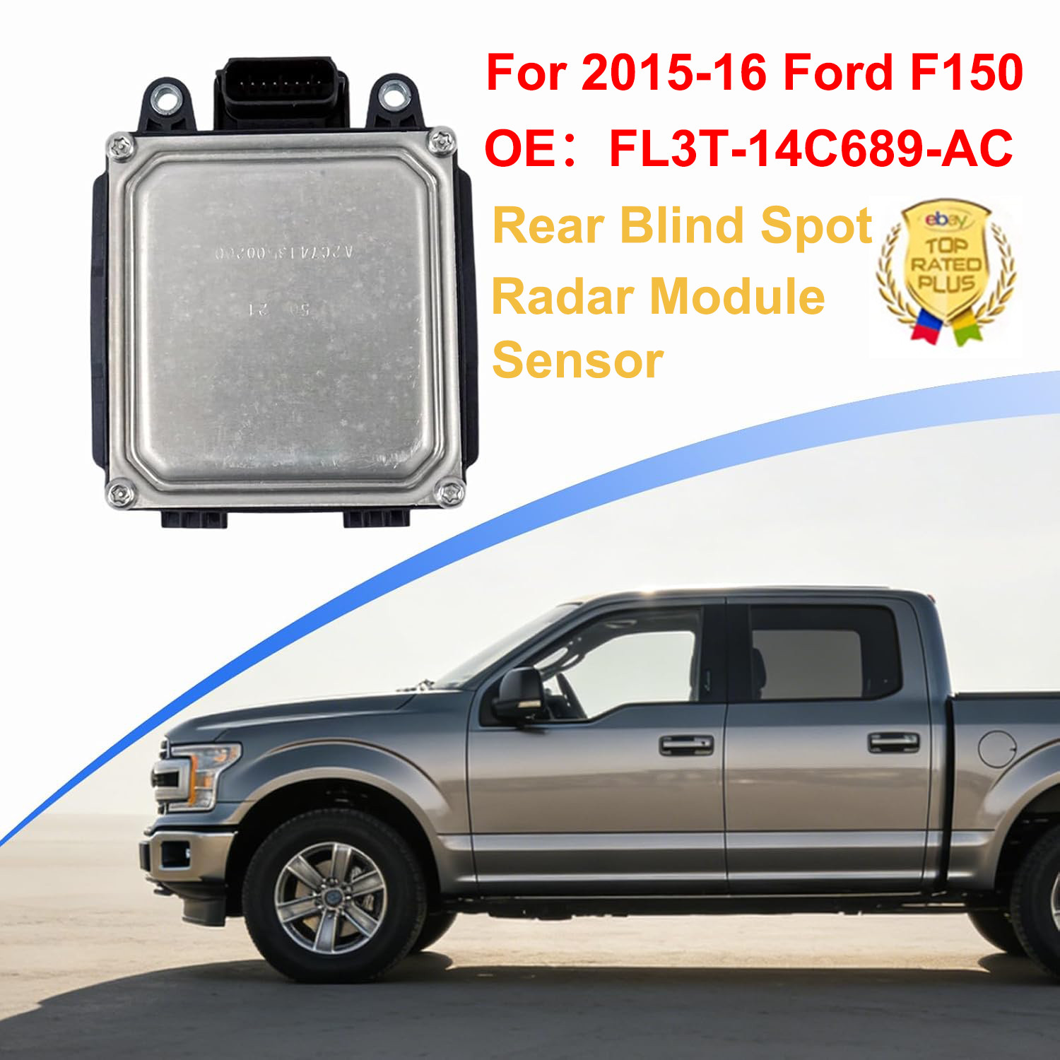 For 2015-2016 Ford F150 Rear Blind Spot Radar Module Sensor FL3T-14C689-AC