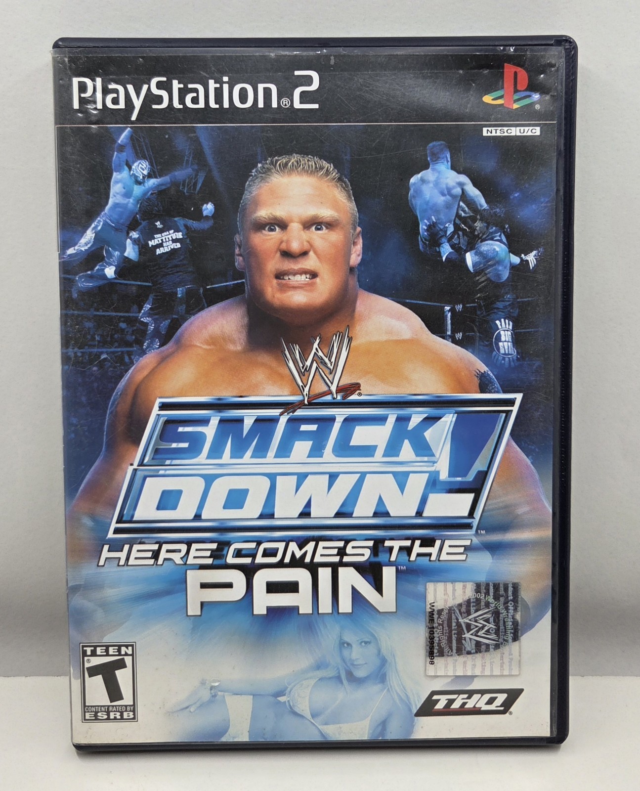 WWE Smackdown Here Comes the Pain (Sony PlayStation 2 PS2, 2003) Scratches