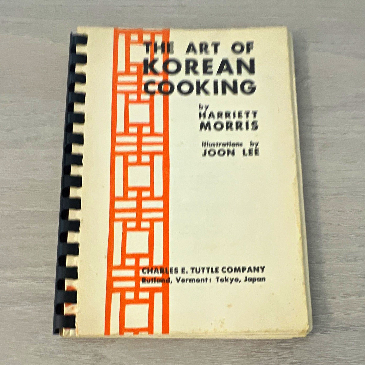 The Art of Korean Cooking - Harriett Morris 1st Printing 1969 PB Spiral vintage The Art of Korean Cooking - Harriett Morris 1st Printing 1969 PB Spiral vintage