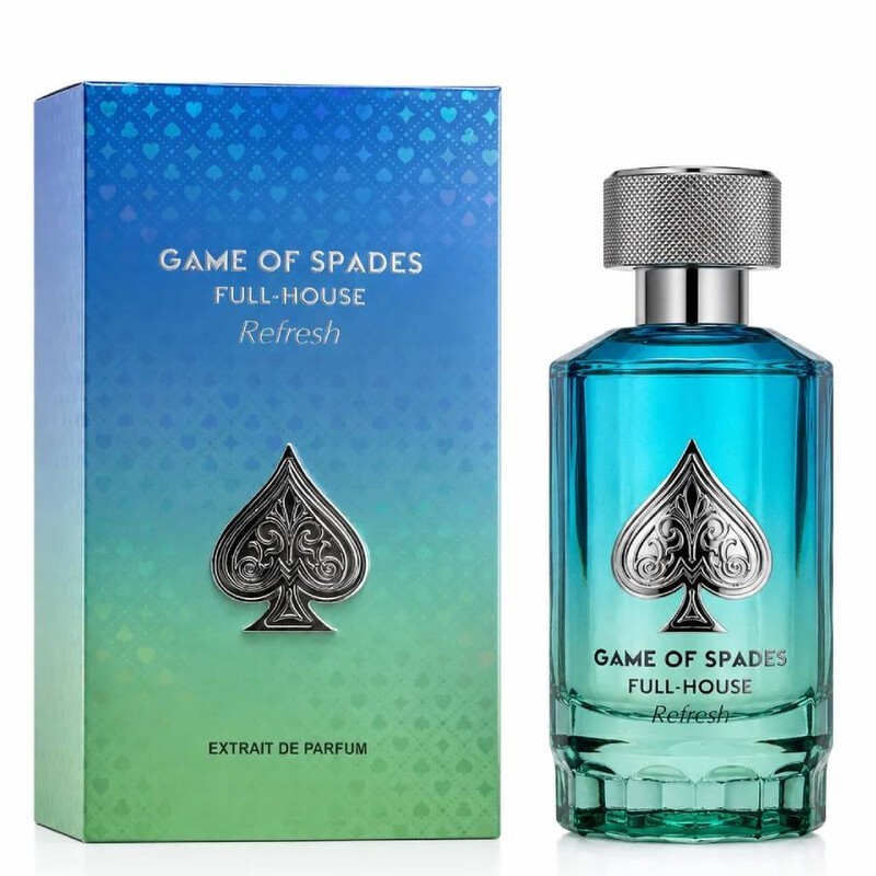 Game Of Spades Full House Refresh 3.4 Oz Extrait De Parfum Spray New