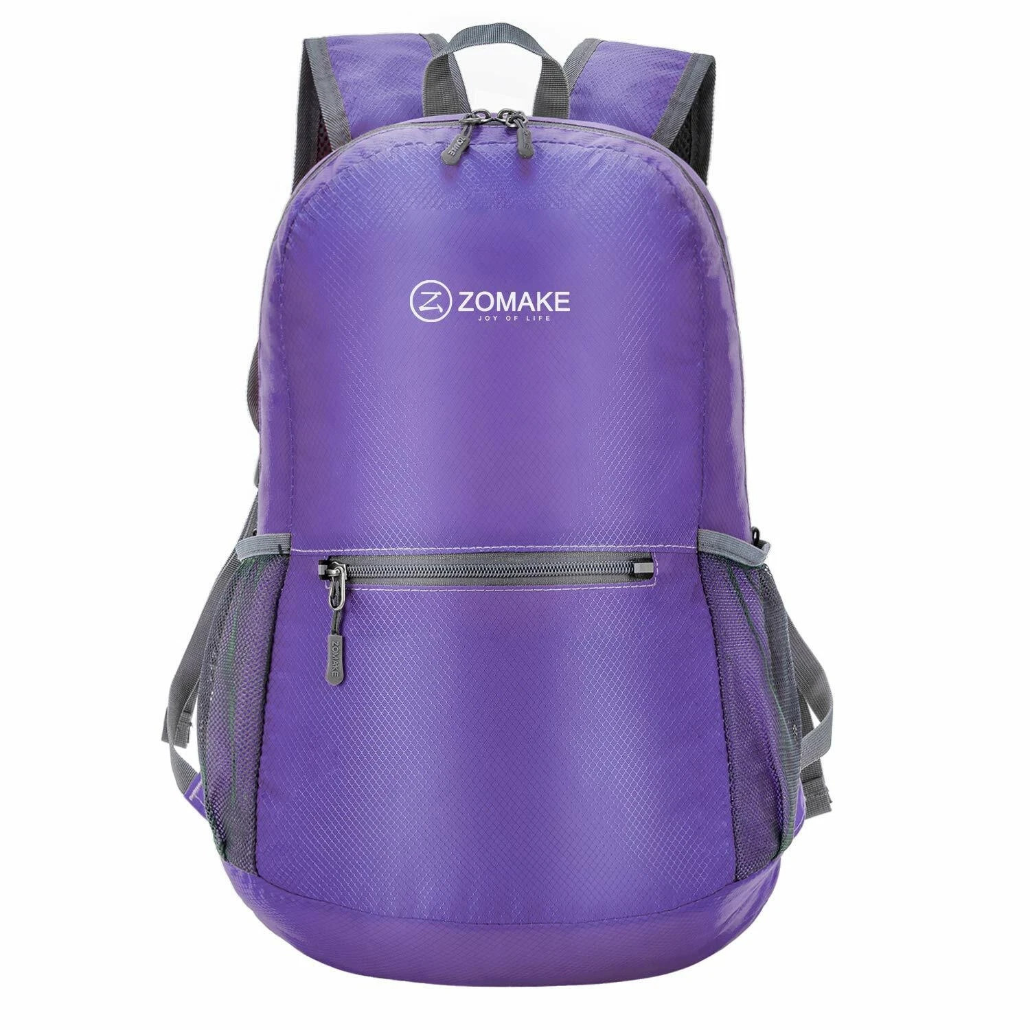ZOMAKE Purple Ultra Lightweight Packable Backpack Water Resistant Hiking