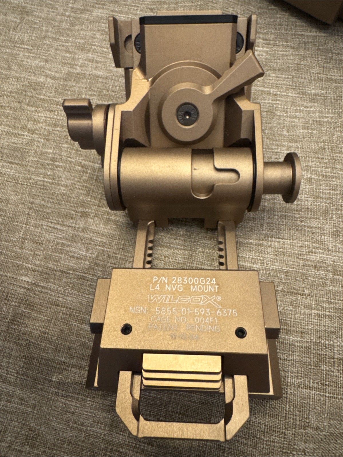 ArmorMason L4G24 CNC Machined NVG Mount Wilcox L4 G24 Norotos Rhino TAN