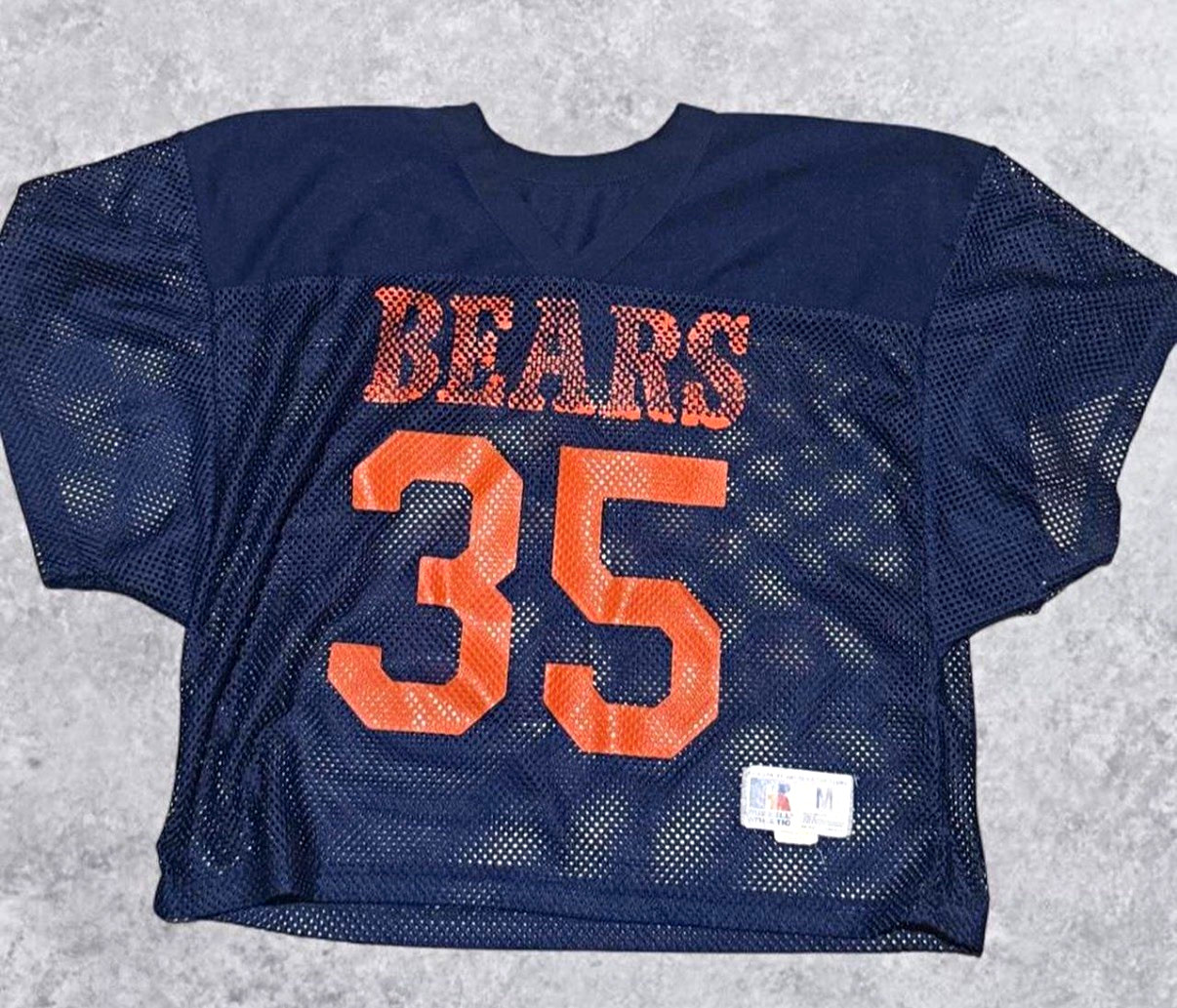 Vintage 80s Chicago Bears #35 Blue Mesh Football Jersey M NFL Russell Athletic Vintage 80s Chicago Bears #35 Blue Mesh Football Jersey M NFL Russell Athletic