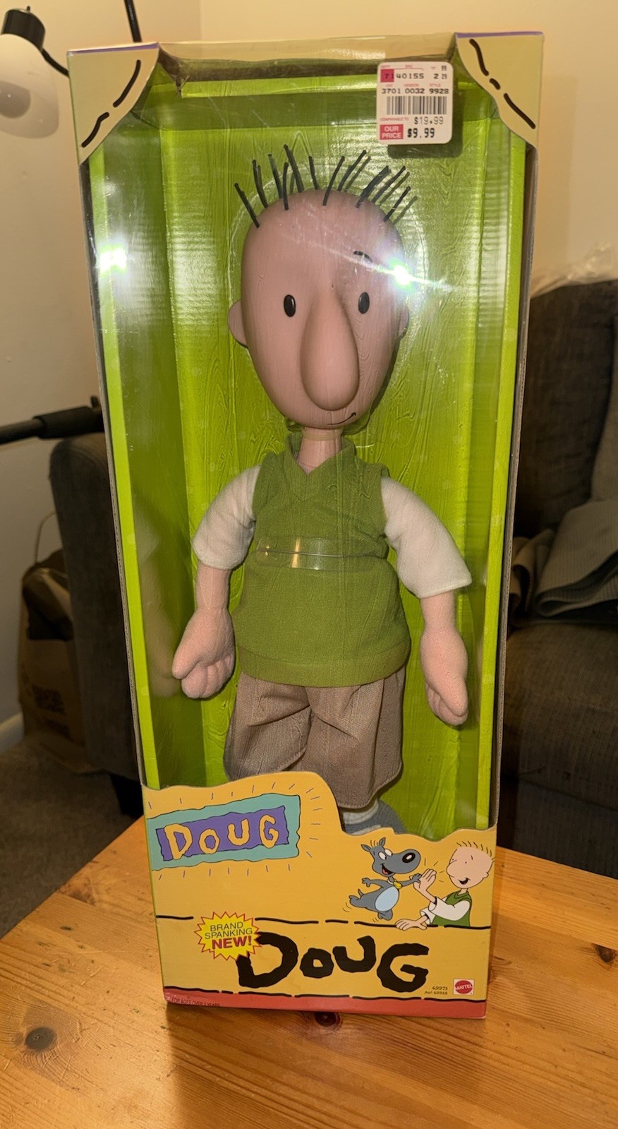 Rare Nickelodeon 90s Vintage Toys Doug Nib Cartoon Network Disney Channel Plush