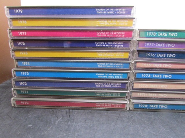 TIME LIFE Sounds Of The Seventies & Take Two 18 CD Lot 1970-1979 