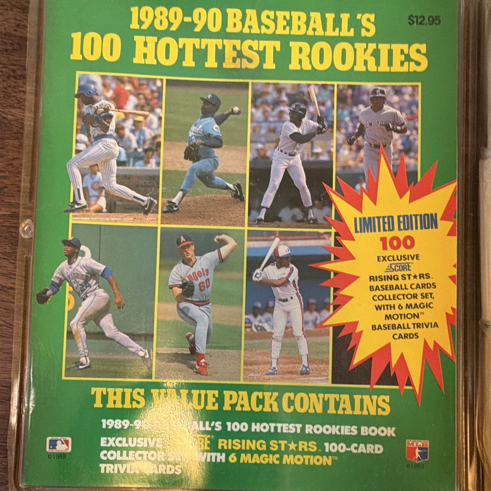 Score Rising Stars 1989-90 Baseball\'s 100 Hottest Rookies 100-Card Set LE Score Rising Stars 1989-90 Baseball\'s 100 Hottest Rookies 100-Card Set LE