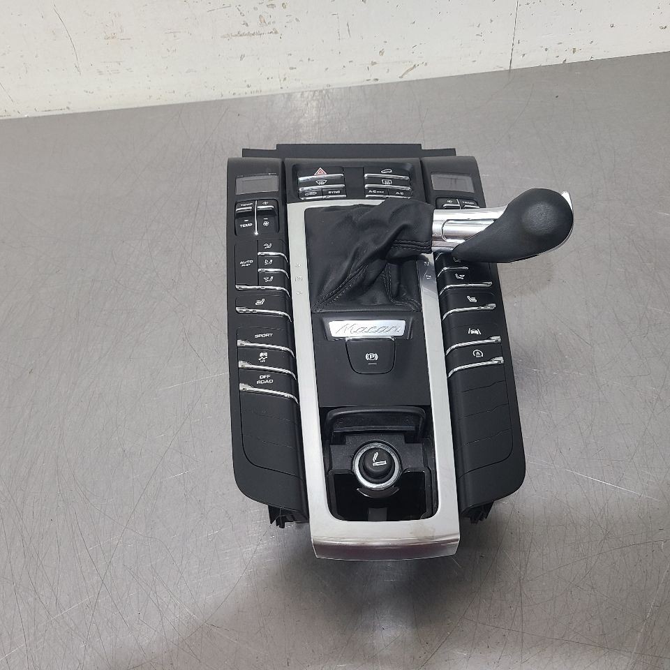 15-18 PORSCHE MACAN OEM CENTER CONSOLE FINISH TRIM PANEL PLATE TEMP CONTROL