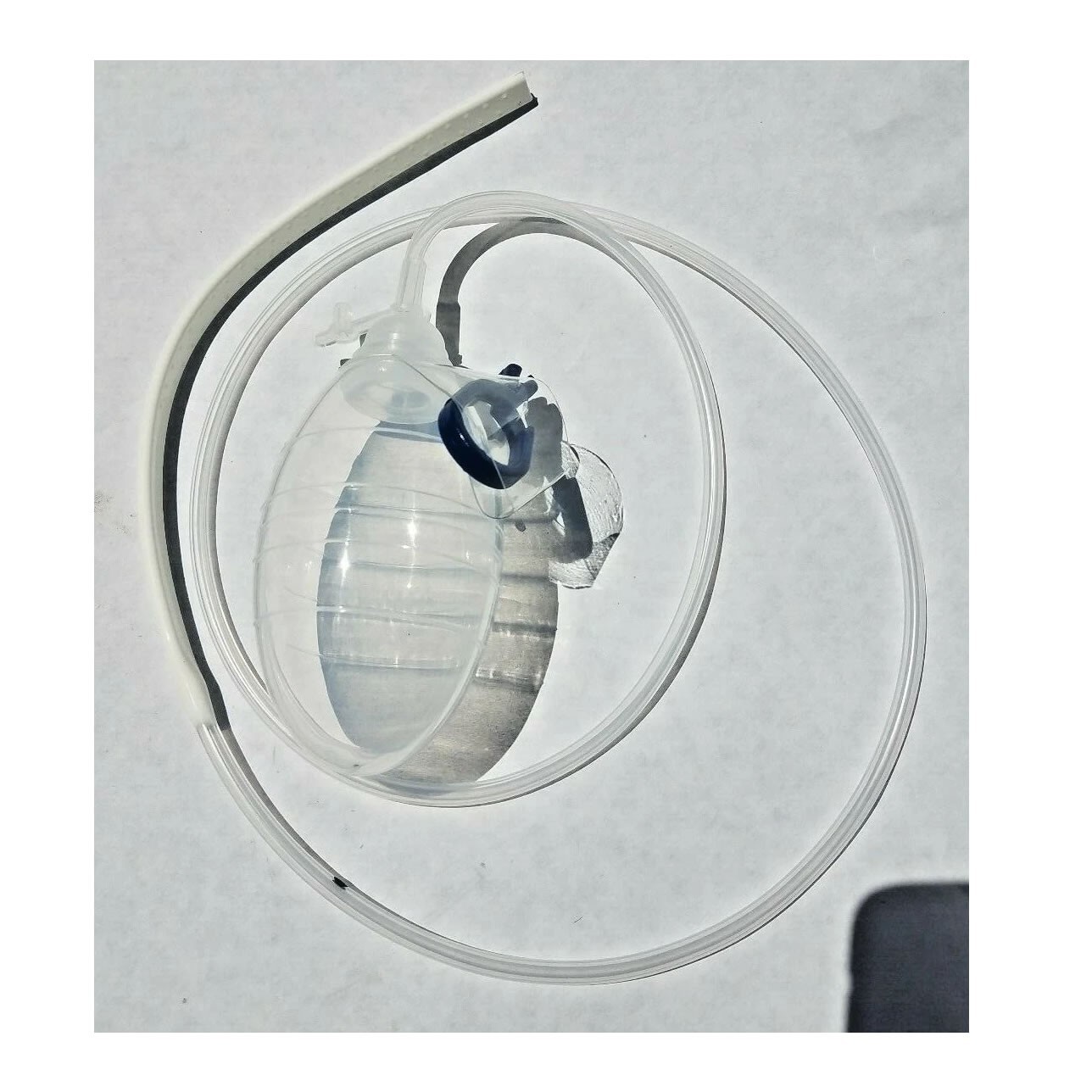 1 Silicone Drainage Kit 100cc Bulb Reservoir Flat Drain 10 mm 3/4 Perforation