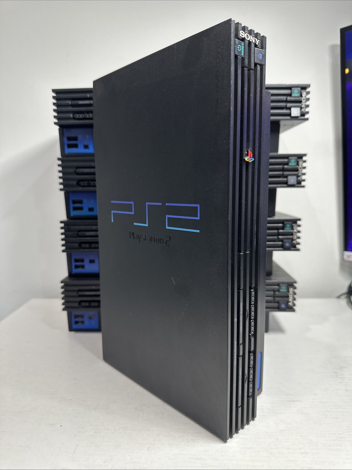 Japanese Sony PlayStation 2 PS2 Original Black Console Only Tested & Working