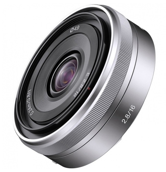Sony SEL16F28 16mm F2.8 AF Wide Angle Lens f/Sony E-mount Autofocus Prime Camera Sony SEL16F28 16mm F2.8 AF Wide Angle Lens f/Sony E-mount Autofocus Prime Camera