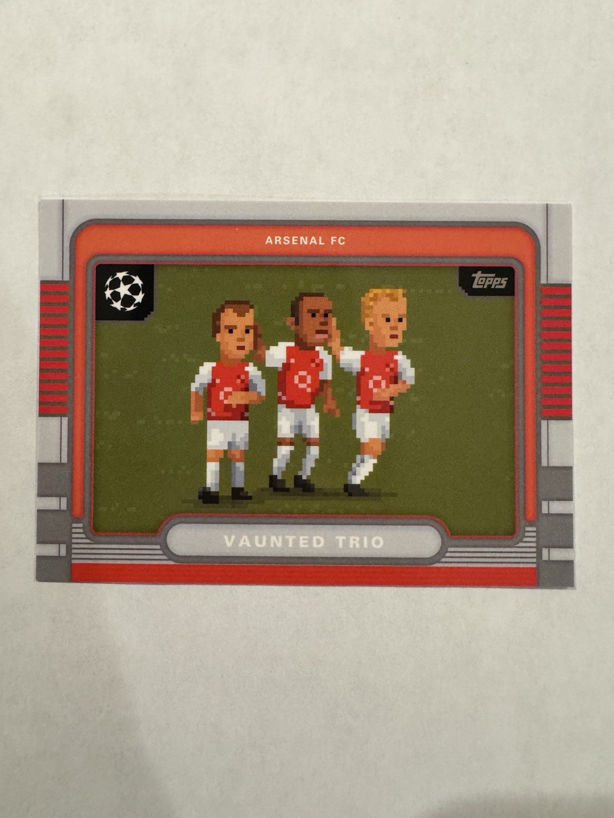 Topps Henry Bergkamp Ljungberg Arsenal 8-Bit Shots Insert #8B-10 UEFA 2026