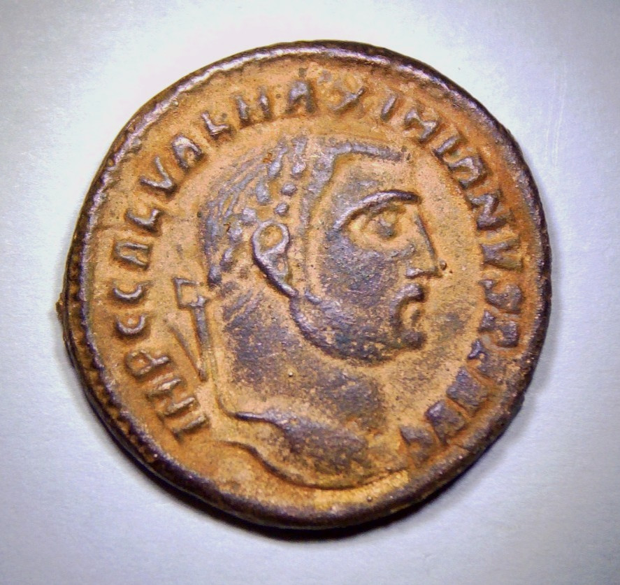 Galerius Ancient Roman Bronze Follis Nummus 308-310 AD Alexandria RIC VI 107a