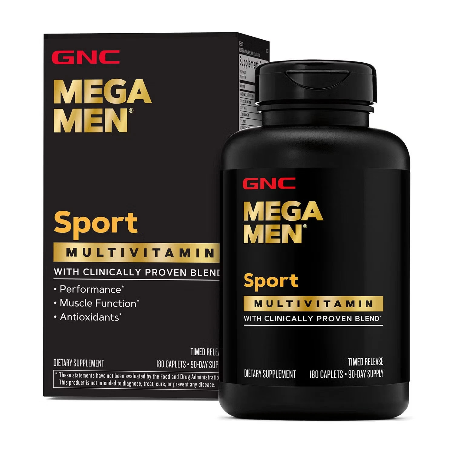GNC Mega Men Sport Vitamin 180 Tablets 