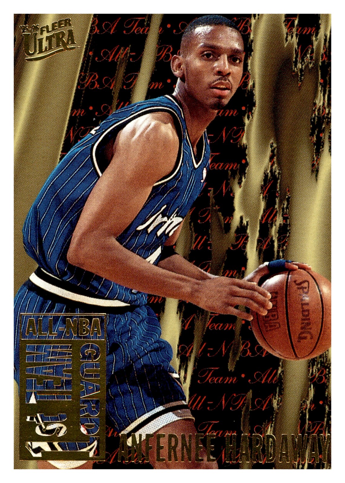 1995-96 Ultra #1 Anfernee Hardaway All-NBA 1995-96 Ultra #1 Anfernee Hardaway All-NBA