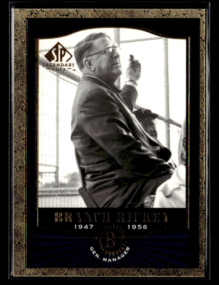 2001 SP Legendary Cuts #34 Branch Rickey Card Brooklyn Dodgers