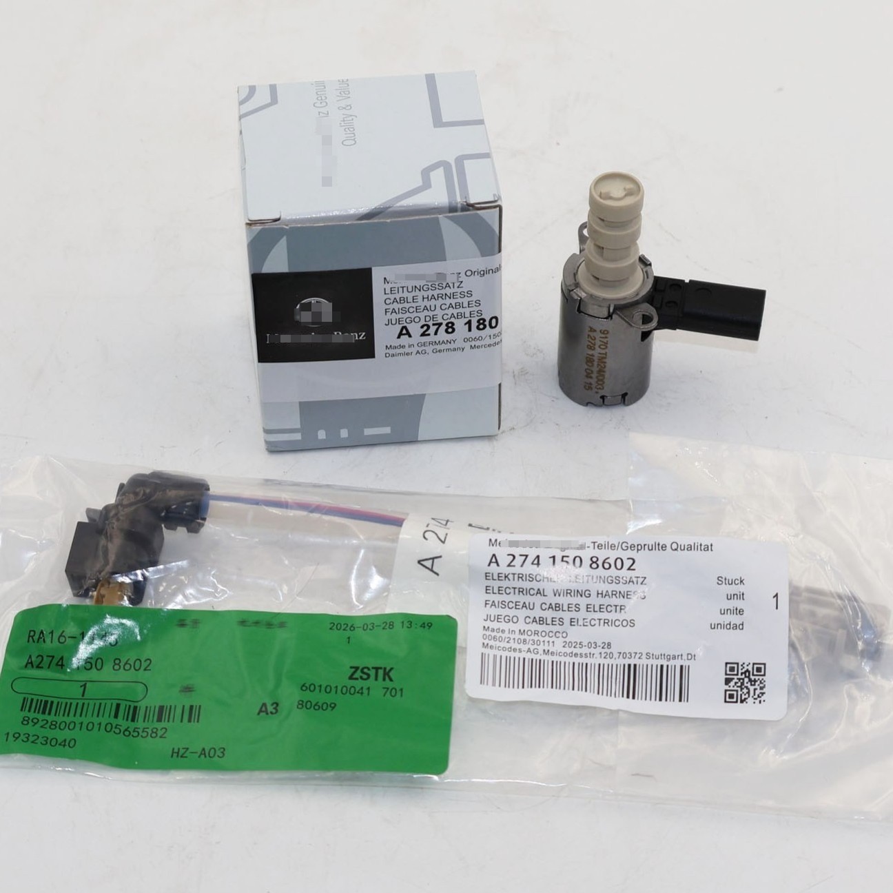Oil Pump Control Valve For Mercedes M274 M264 GLC C200 A2781800415 A2741508602