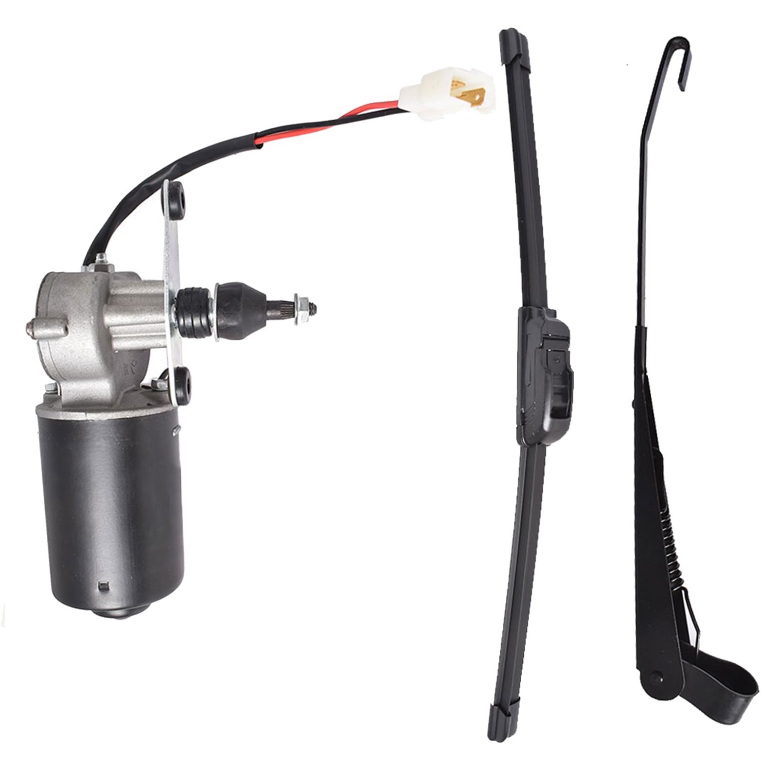 12V Electric Windshield Wiper Motor Hard Coated Replacement Kit for UTV