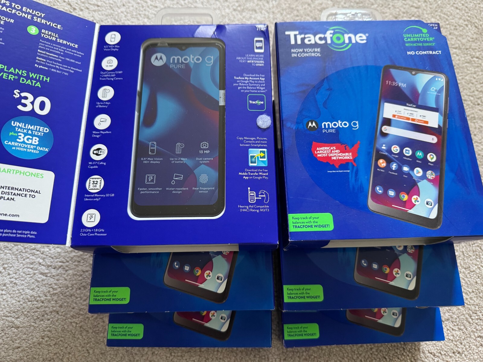 Motorola  mot G PURE Android Smart Phone 6.5\