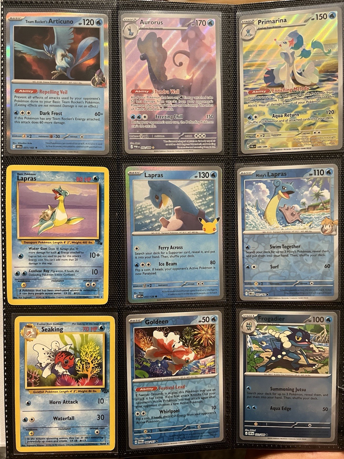 Pokemon Binder Collection Lot - 108 Assorted Cards: Modern, Mid-Era, & Vintage