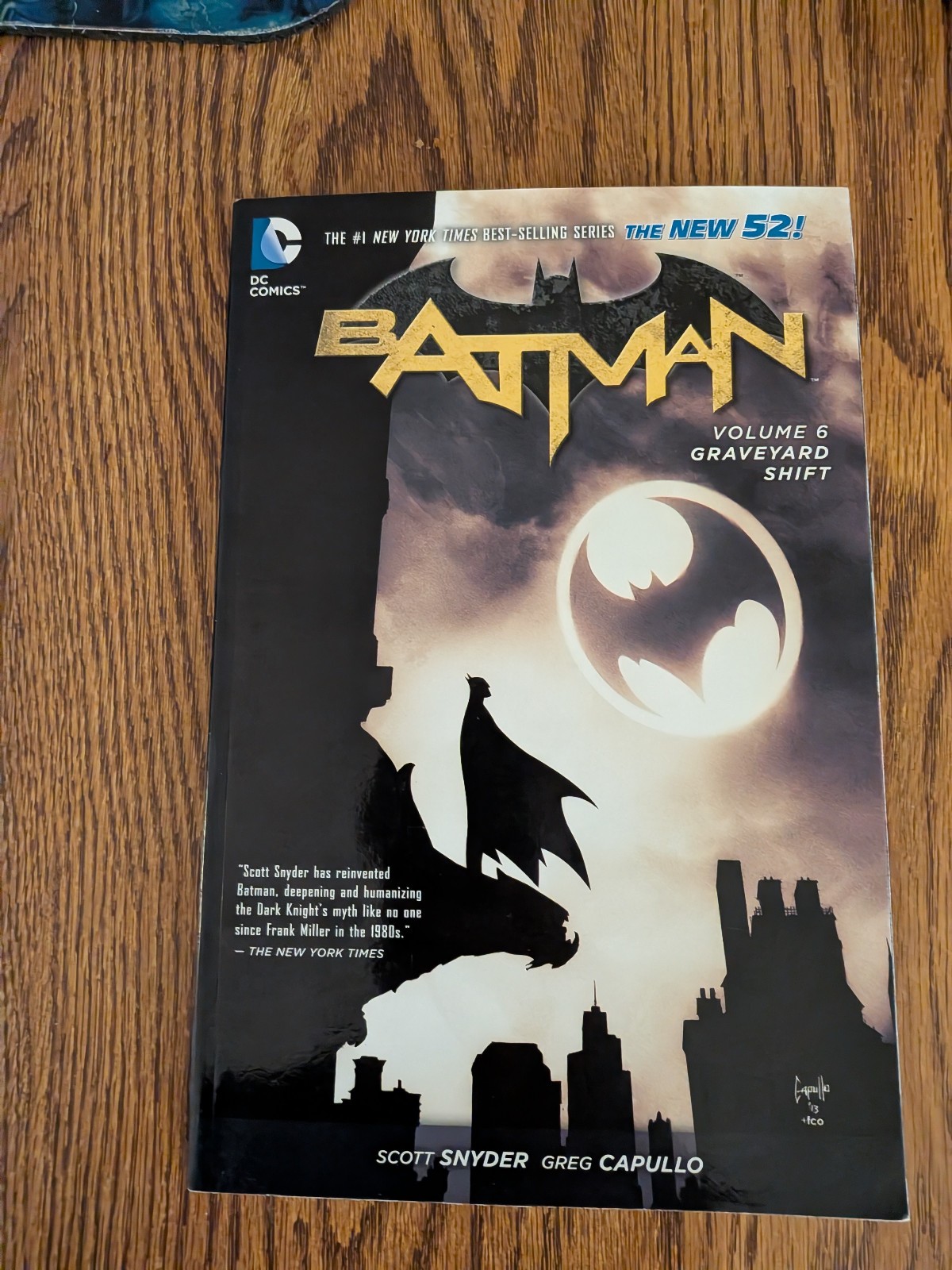 Batman Graveyard Shift Vol 6 TPB Scott Snyder & Greg Capullo DC First Printing