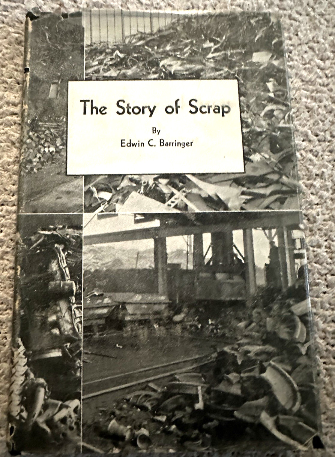 1947 1st Ed. (Signed) The Story of Scrap, Edwin Barringer, HC, DJ, Illustrated