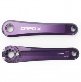 Leonardi Capo Crankset 1x 175mm 8-Bolt 52mm Purple