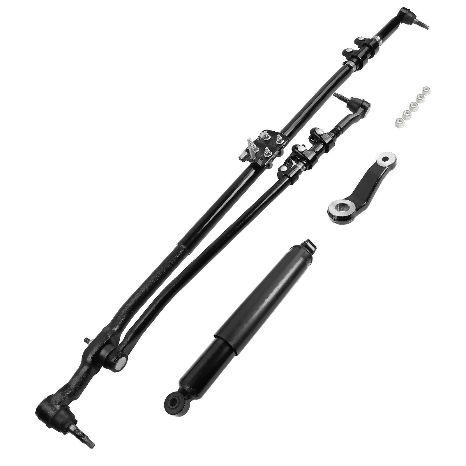 For 03-10 Dodge Ram 2500 3500 4WD Front Steering Linkage Drag Link Tie Rod Kit