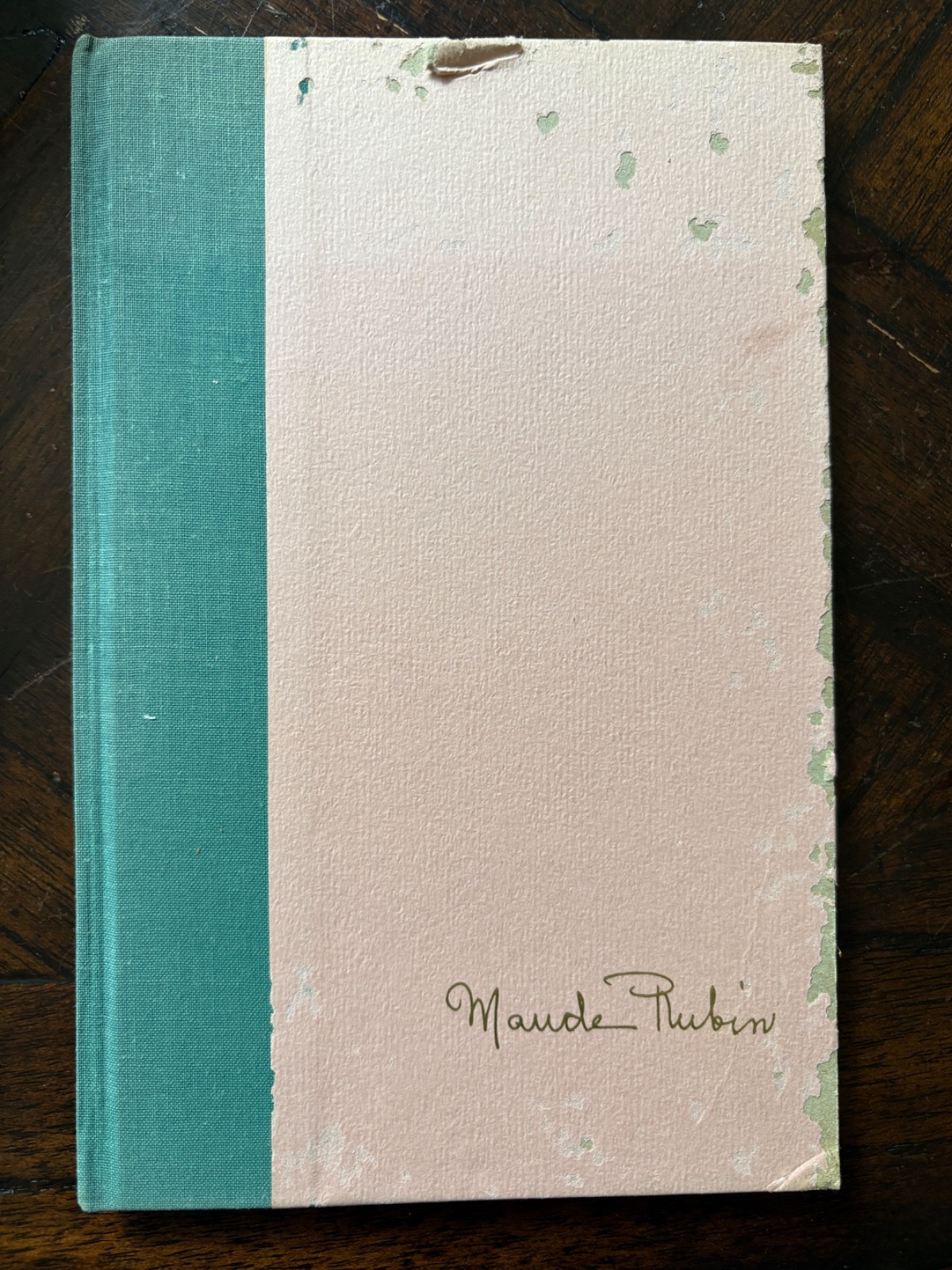 Vintage 1st Edition “Leaves Of Laurel” Poetry Book Maude Rubin + Card by Rubin