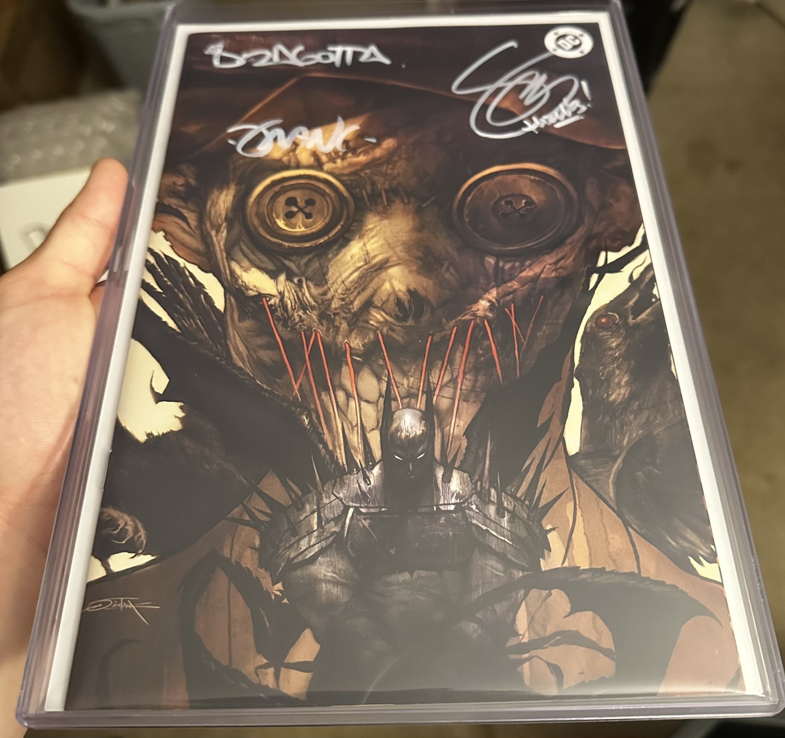 Absolute Batman #19 Dan Quintana Virgin Triple Signed Snyder Dragotta Martin 