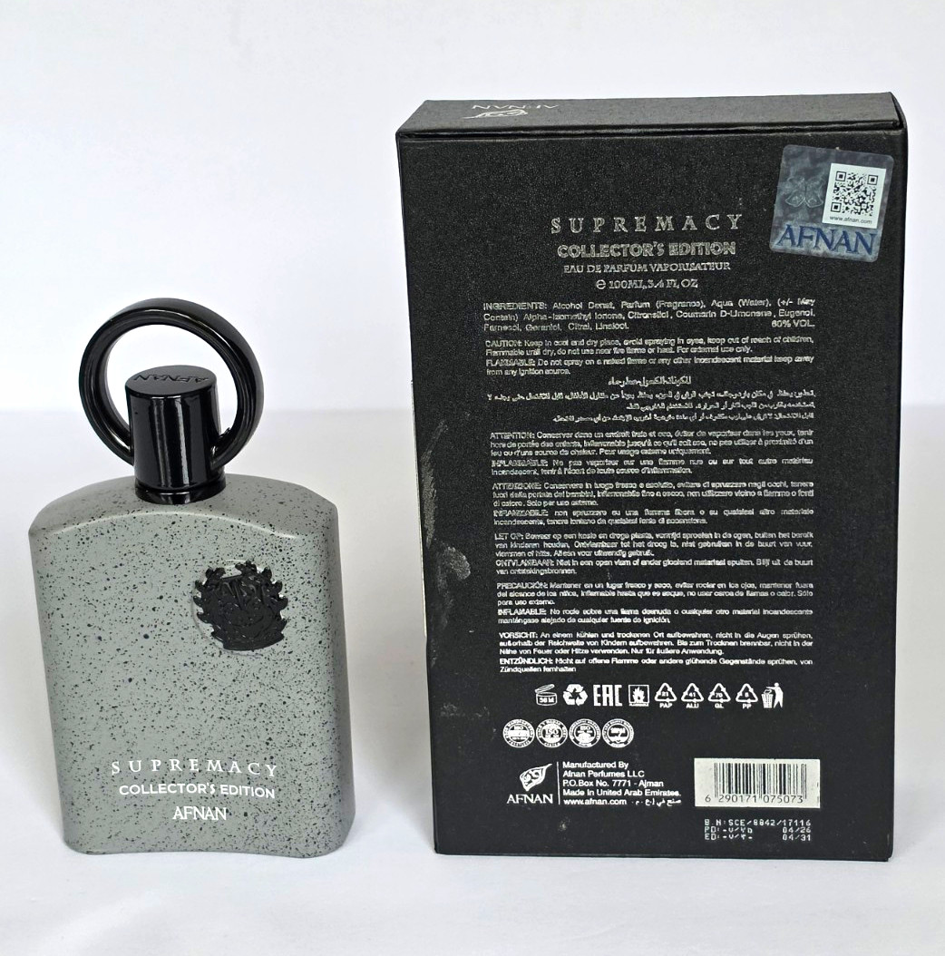 Afnan Supremacy Collector's Edition Eau de Parfum Spray 3.4 fl oz