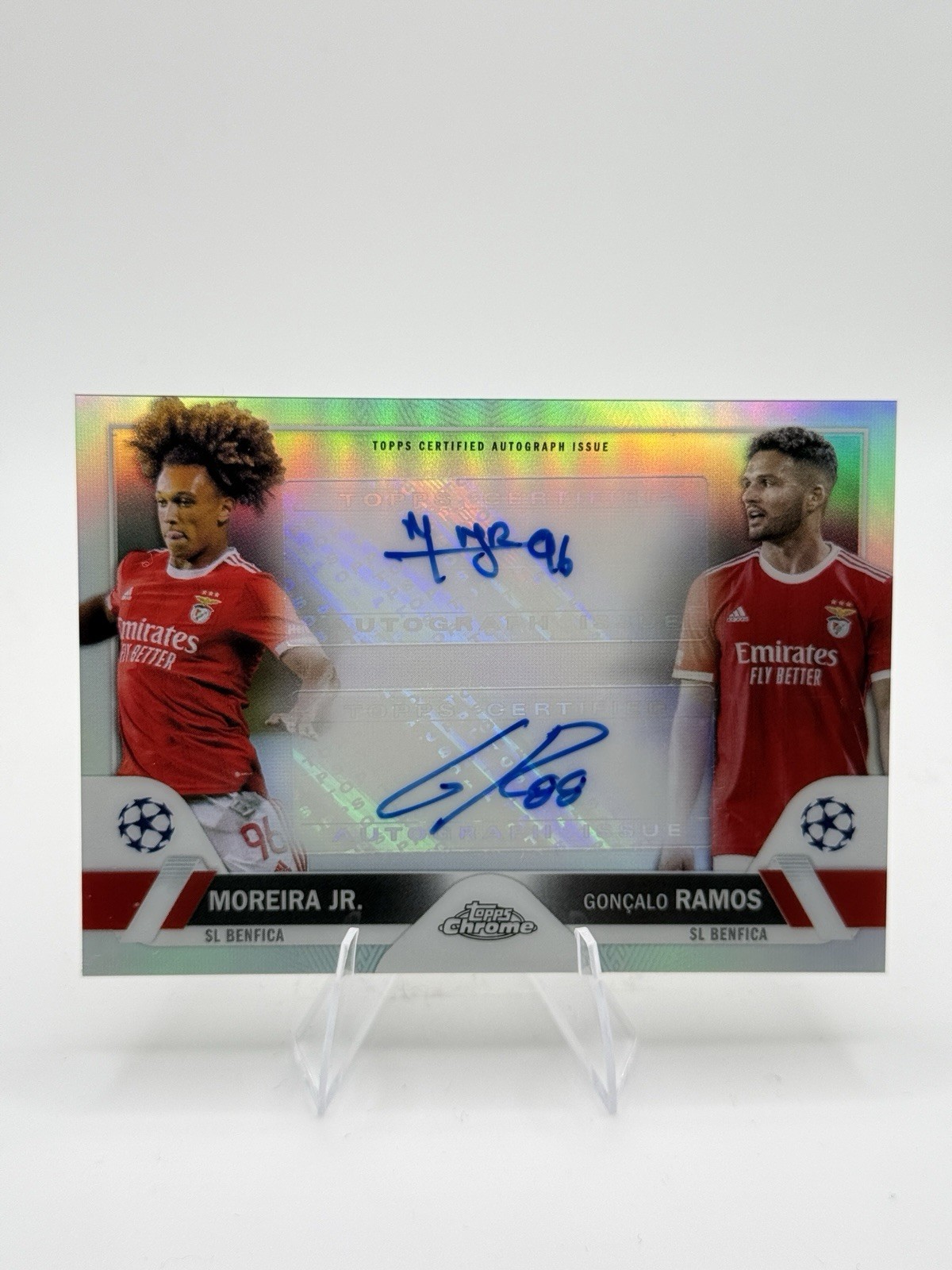 2022-23 Topps Chrome UEFA Goncalo Ramos Moreira Jr Dual Auto /99 DA-DG