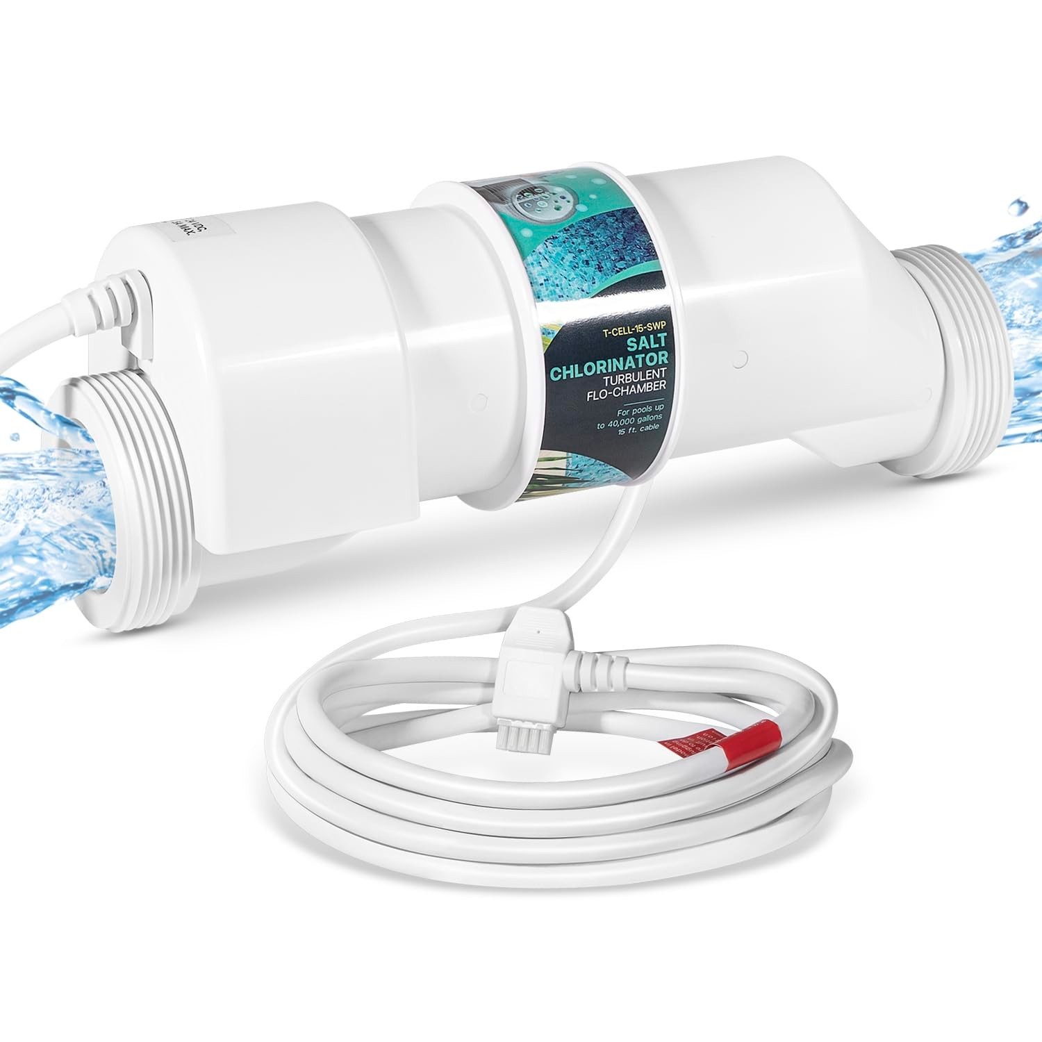 T-CELL-15-SWP Salt Chlorinator Cell 40k Gal Replacement for Hayward T-Cell 15