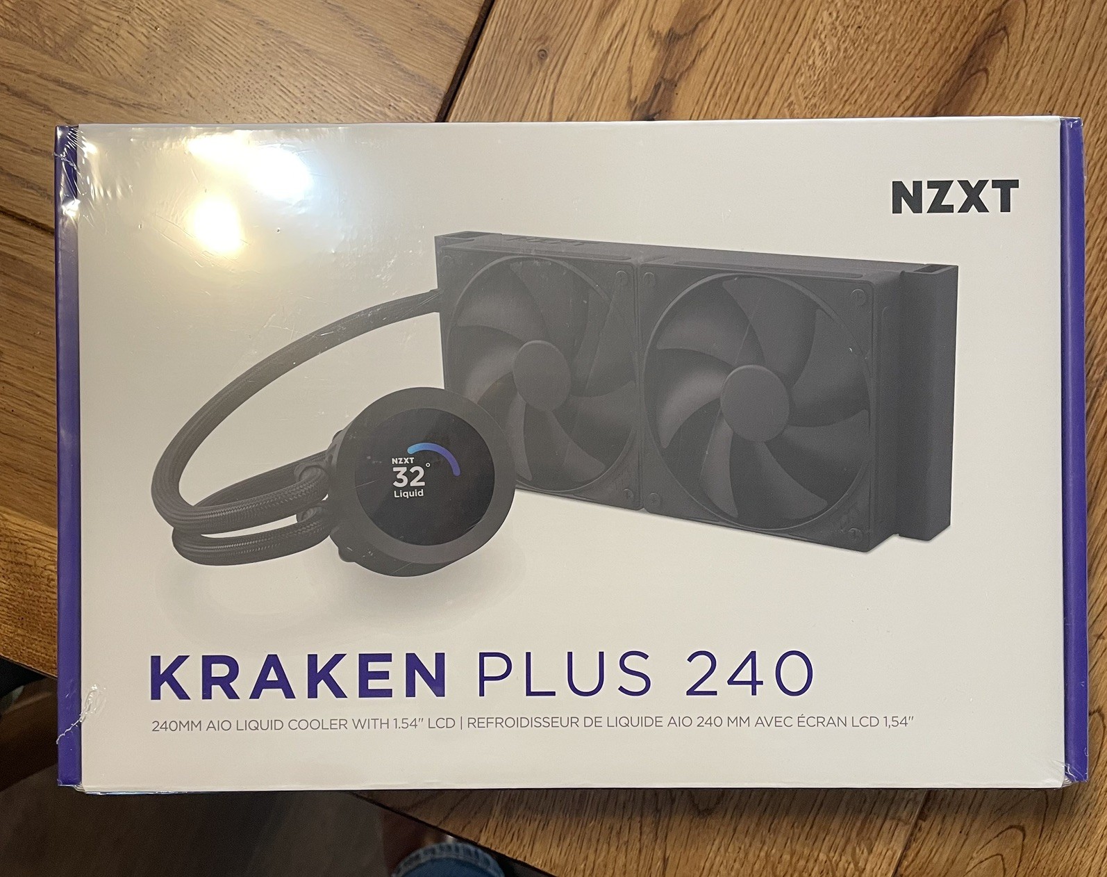 NEW & FACTORY SEALED NZXT Kraken Plus 240mm AIO Liquid CPU Cooler - Black NEW & FACTORY SEALED NZXT Kraken Plus 240mm AIO Liquid CPU Cooler - Black