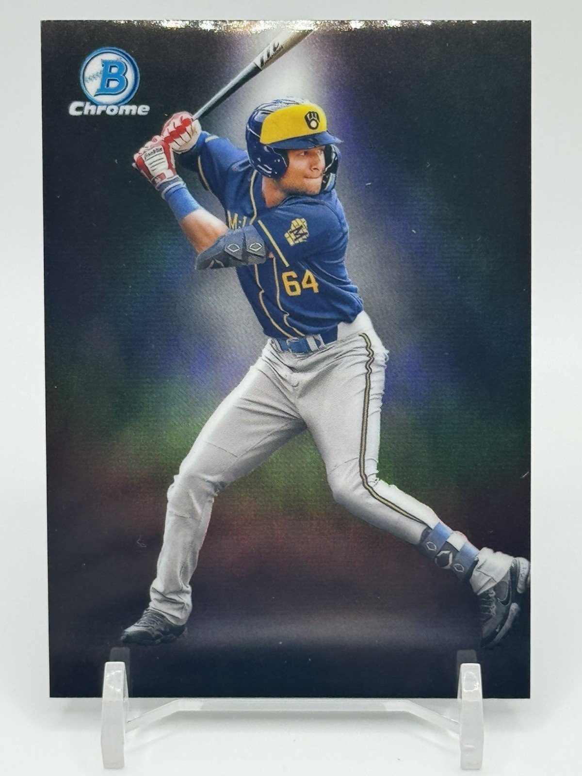 2023 Bowman Chrome Spotlights - Jackson Chourio #BS-11 Rookie RC Refractor 🔥 SP 2023 Bowman Chrome Spotlights - Jackson Chourio #BS-11 Rookie RC Refractor 🔥 SP