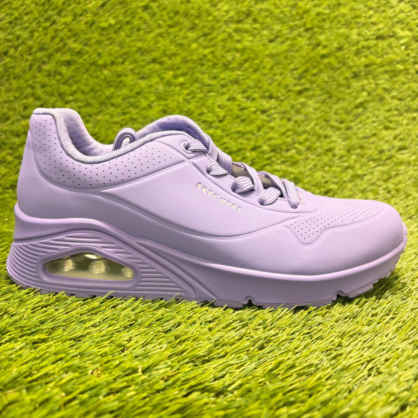Skechers Uno Stand On Air Womens Size 7.5 Purple Athletic Running Shoes Sneakers