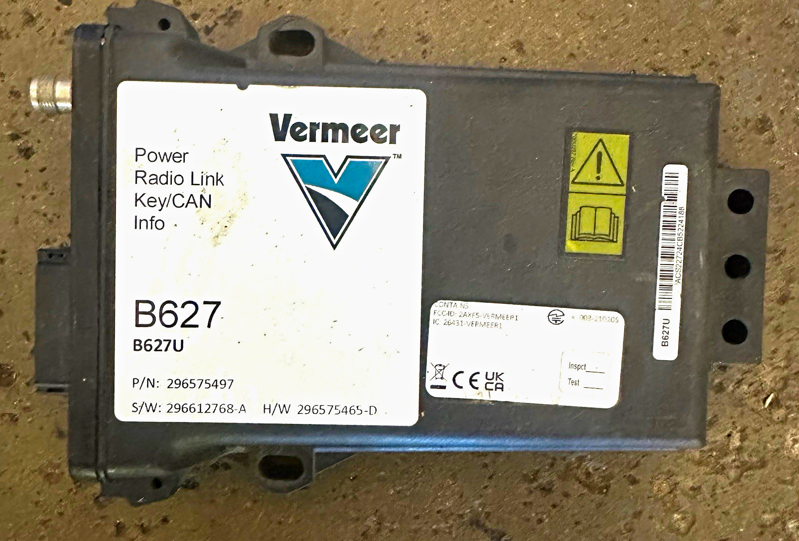 Vermeer B627U Module Controller Part# 296575497 Vermeer B627U Module Controller Part# 296575497