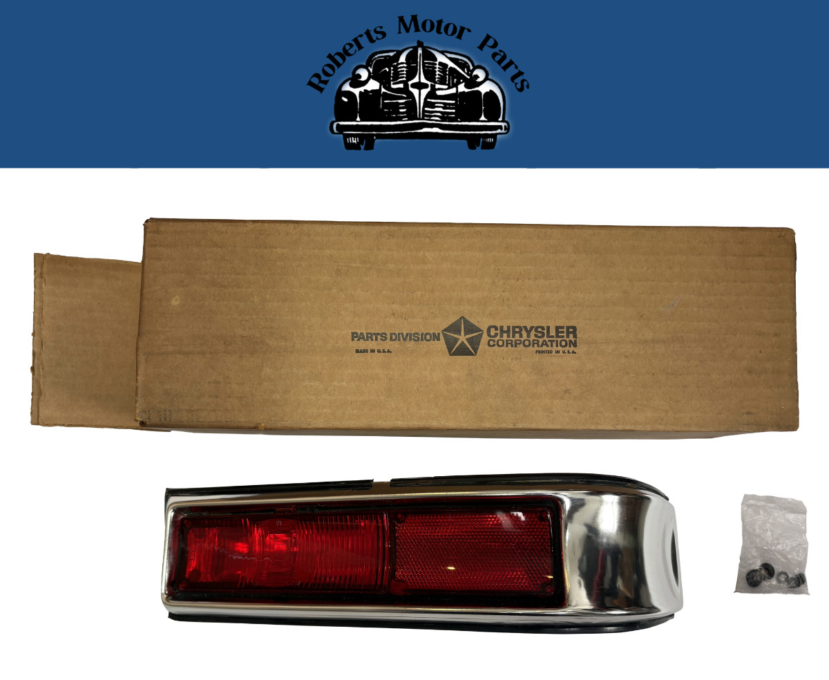 New Old Stock Right Tail Stop & Turn Signal Lamp Package 1963 Chrysler #2298893