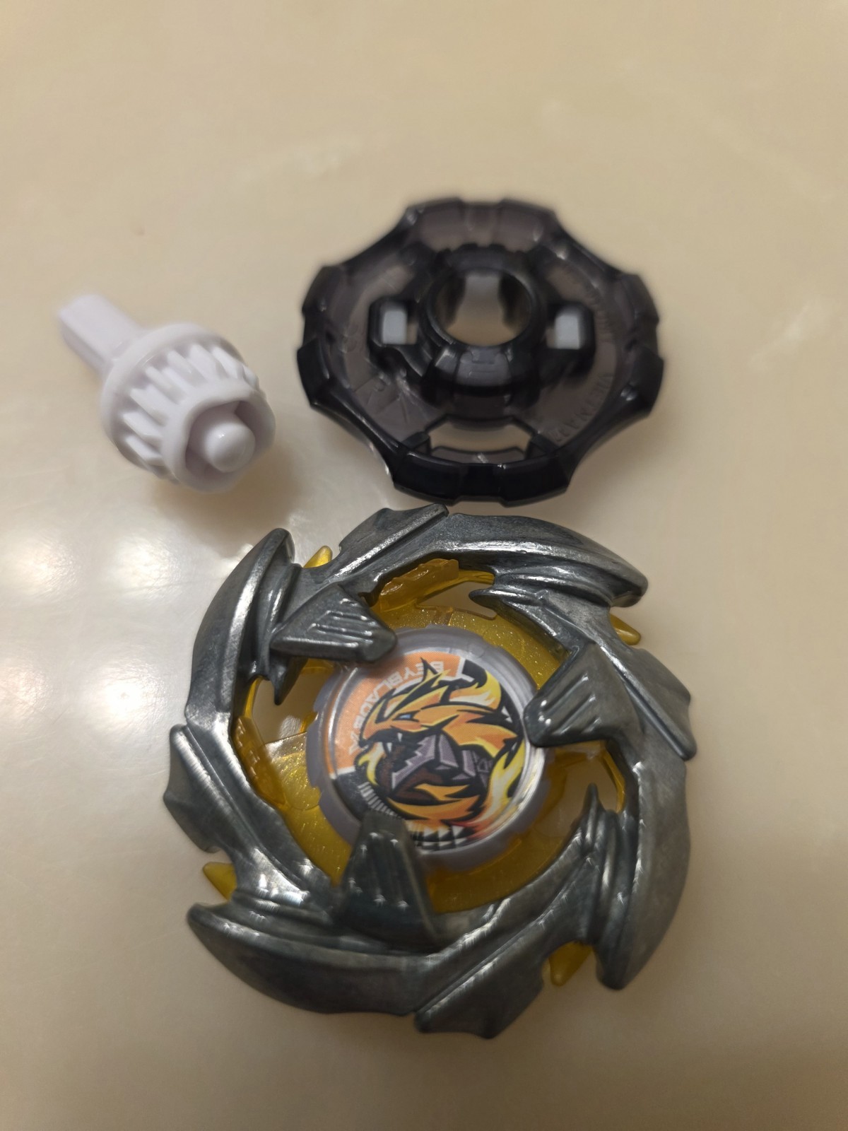 New Unused Yellow Cobalt Dragoon 4-55WB Takara Tomy Beyblade X Left Spin