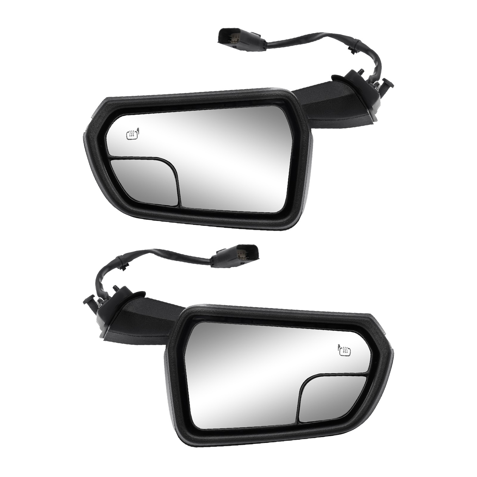 Pair for 2015-2020 Ford Mustang Power Heated Turn Signal Rear View Mirrors L+R