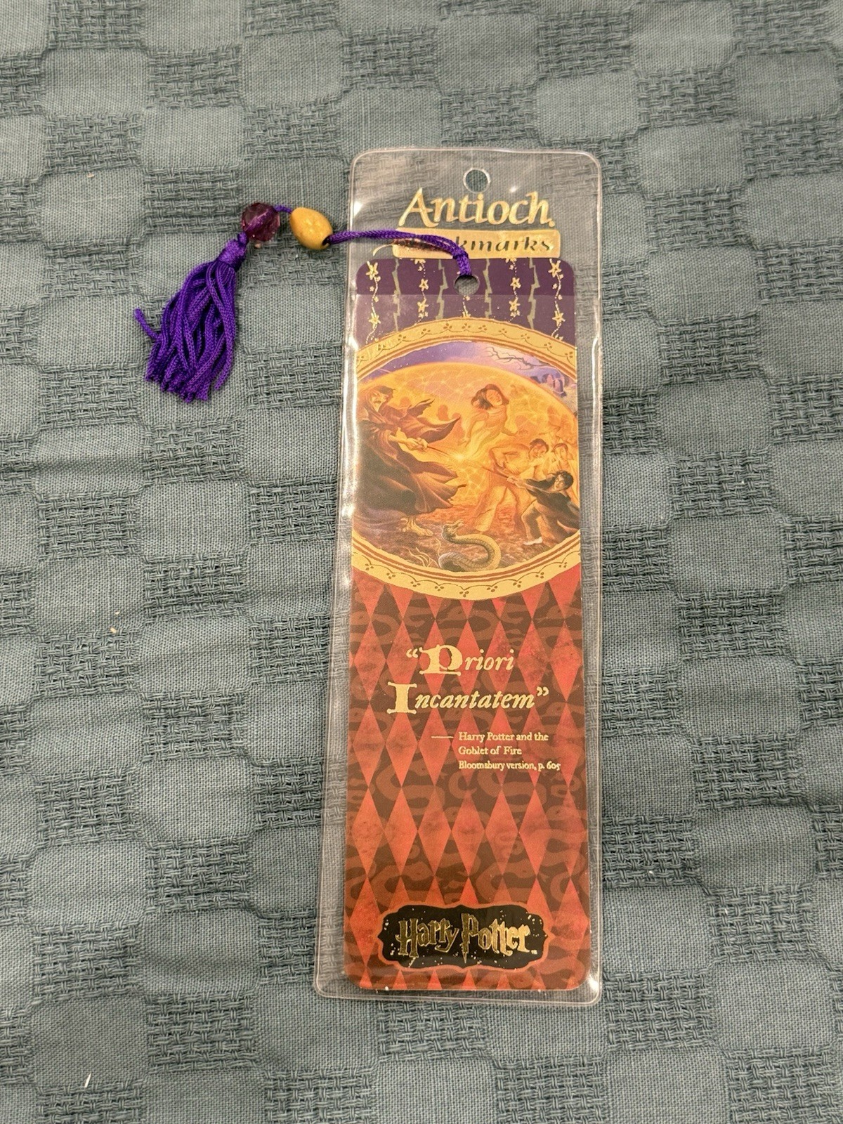  Vintage Antioch Harry Potter Bookmark Priori Incantatem Goblet Of Fire New 