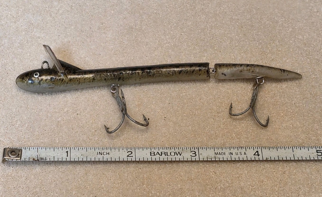 GARCIA EELET Depose France eel  Fishing Lure Vintage 