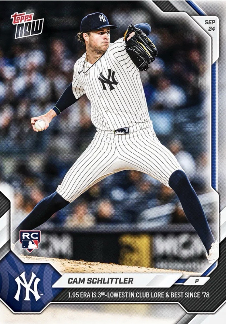 Cam Schlittler - 2026 MLB Topps NOW® - Card 717 New York Yankees Presale