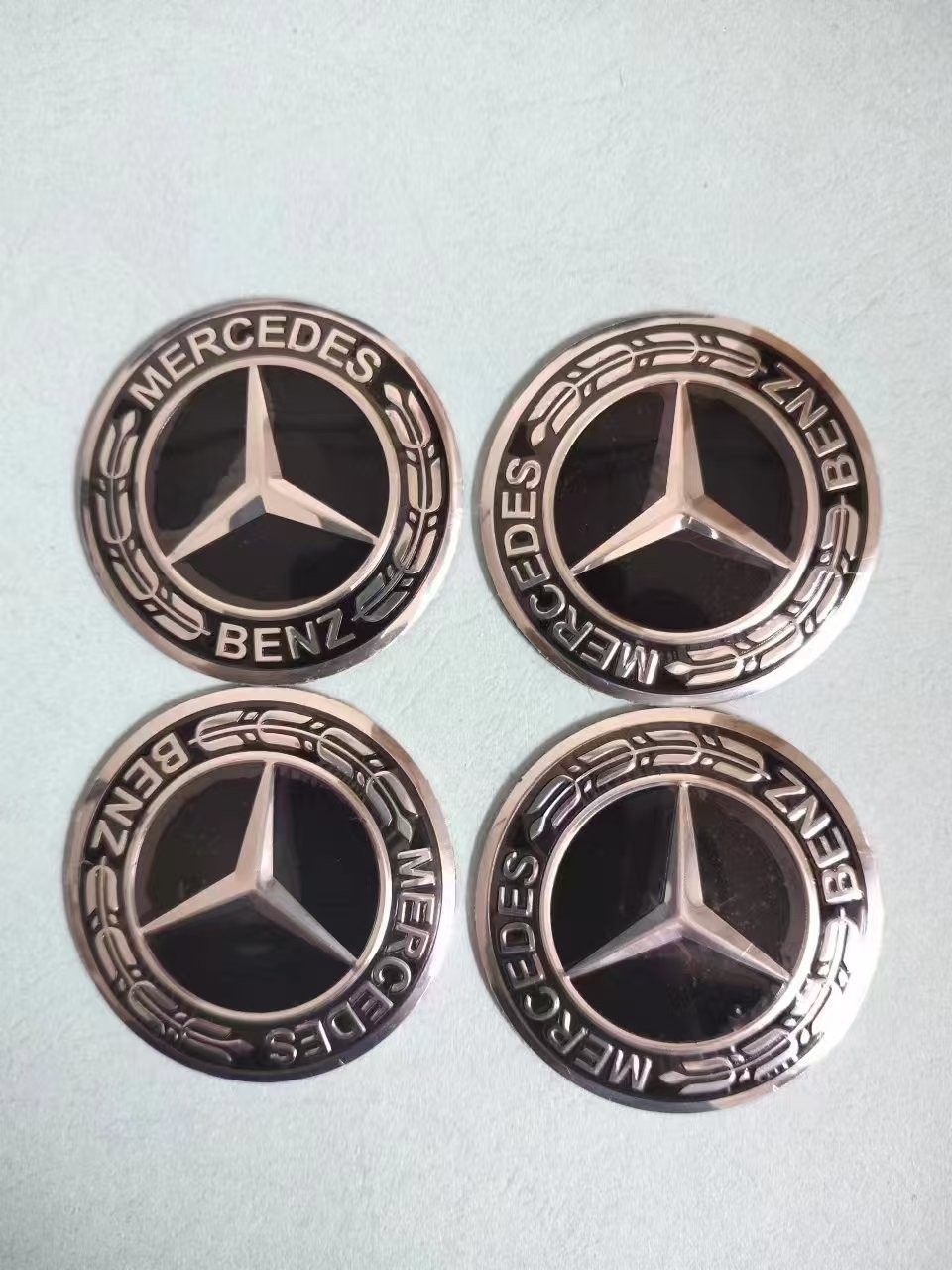 4PCs MERCEDES BENZ Wheel Center Hub Rim Cap Stickers Decal LOGO 56 mm 4PCs MERCEDES BENZ Wheel Center Hub Rim Cap Stickers Decal LOGO 56 mm