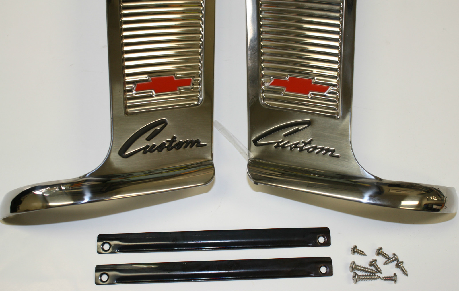 1960 1961 1962 1963 CHEVY TRUCK CUSTOM CAB MOULDING SET STAINLESS W HARDWARE*