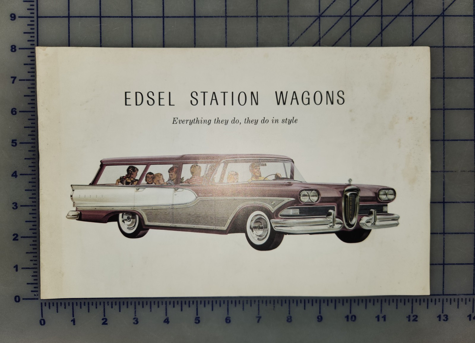 1958 Edsel Station Wagon Brochure Original 1958 Edsel Station Wagon Brochure Original