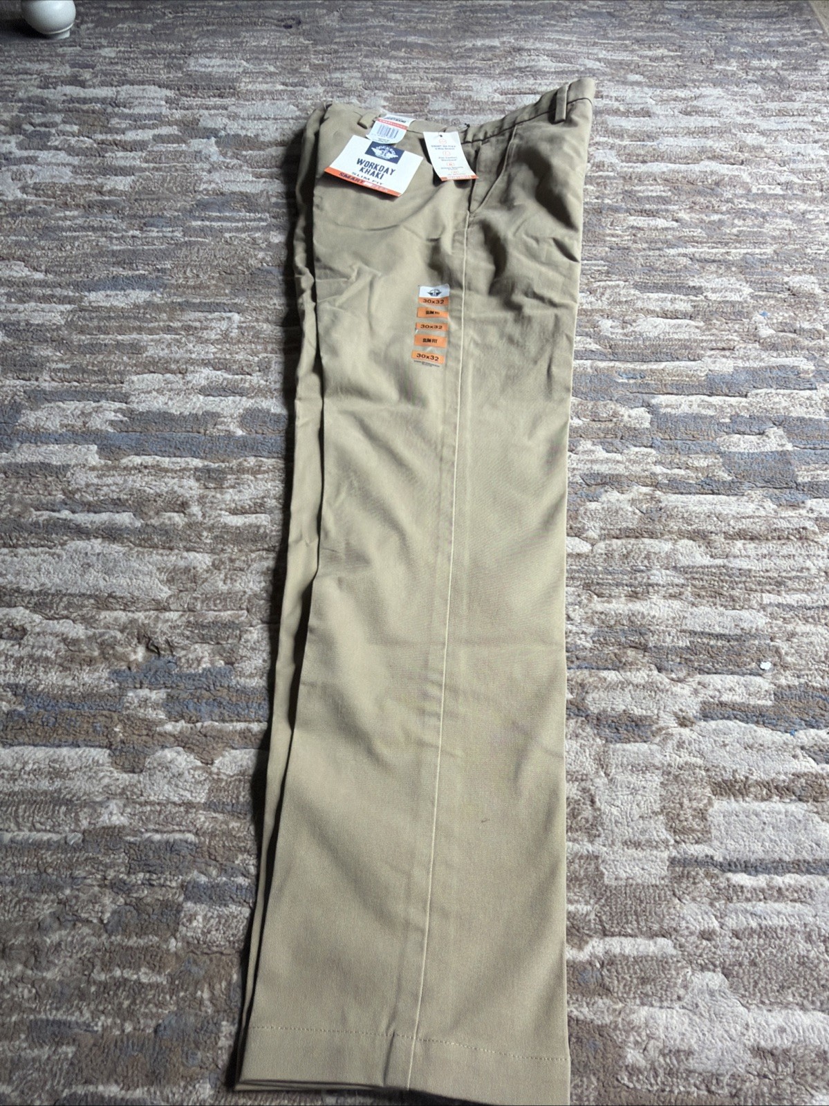 Dockers Men\'s Workday Khaki Slim-Fit Pants Size 30Wx 32L Smart 360 Flex New