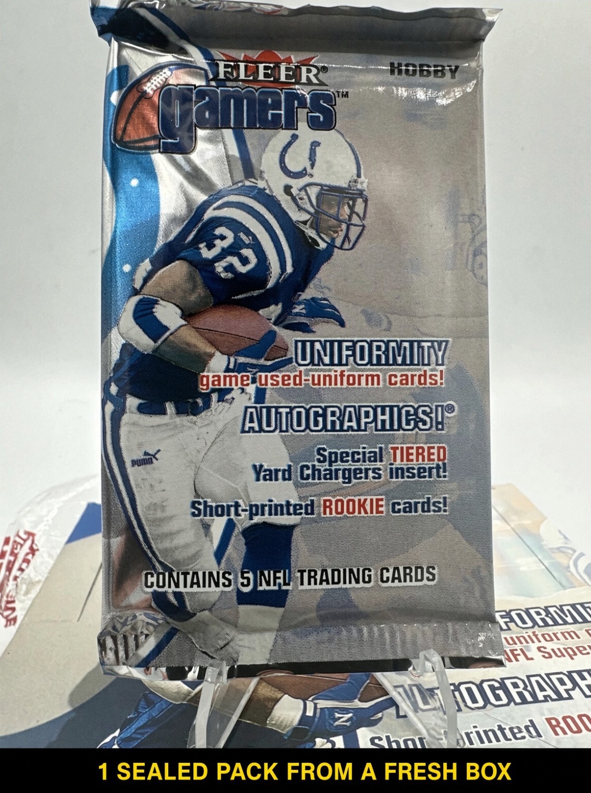 🔥 SEALED 2000 Fleer Gamers Hobby Pack – Autos + Game-Used Hits-🔥
