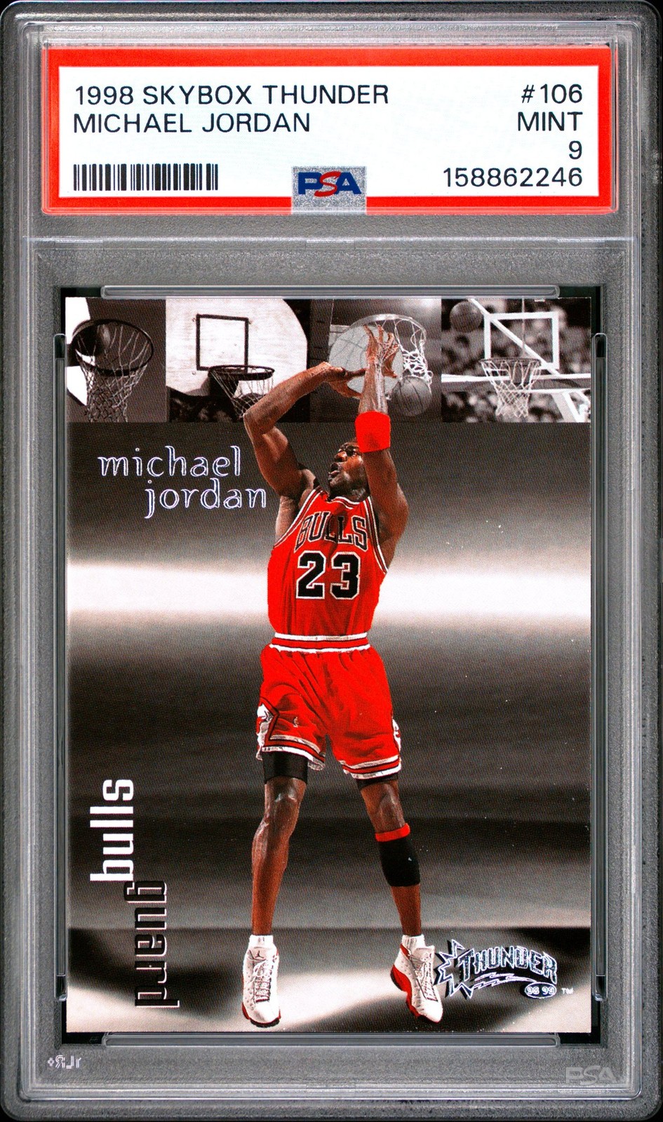 RARE 1998 Skybox Thunder #106 Michael Jordan PSA 9 POP/250
