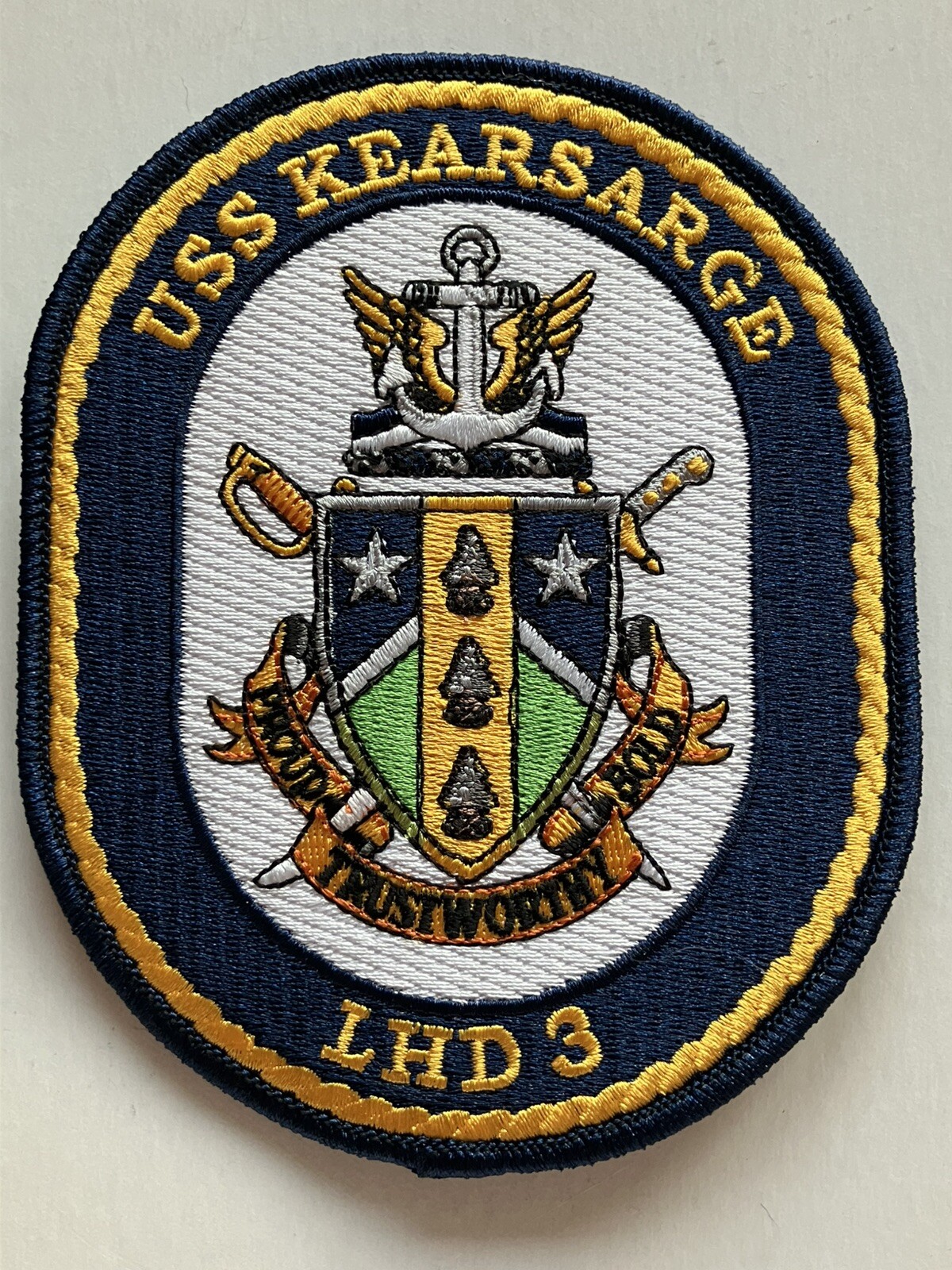 Ship's crest patch of USS KEARSARGE (LHD-3)