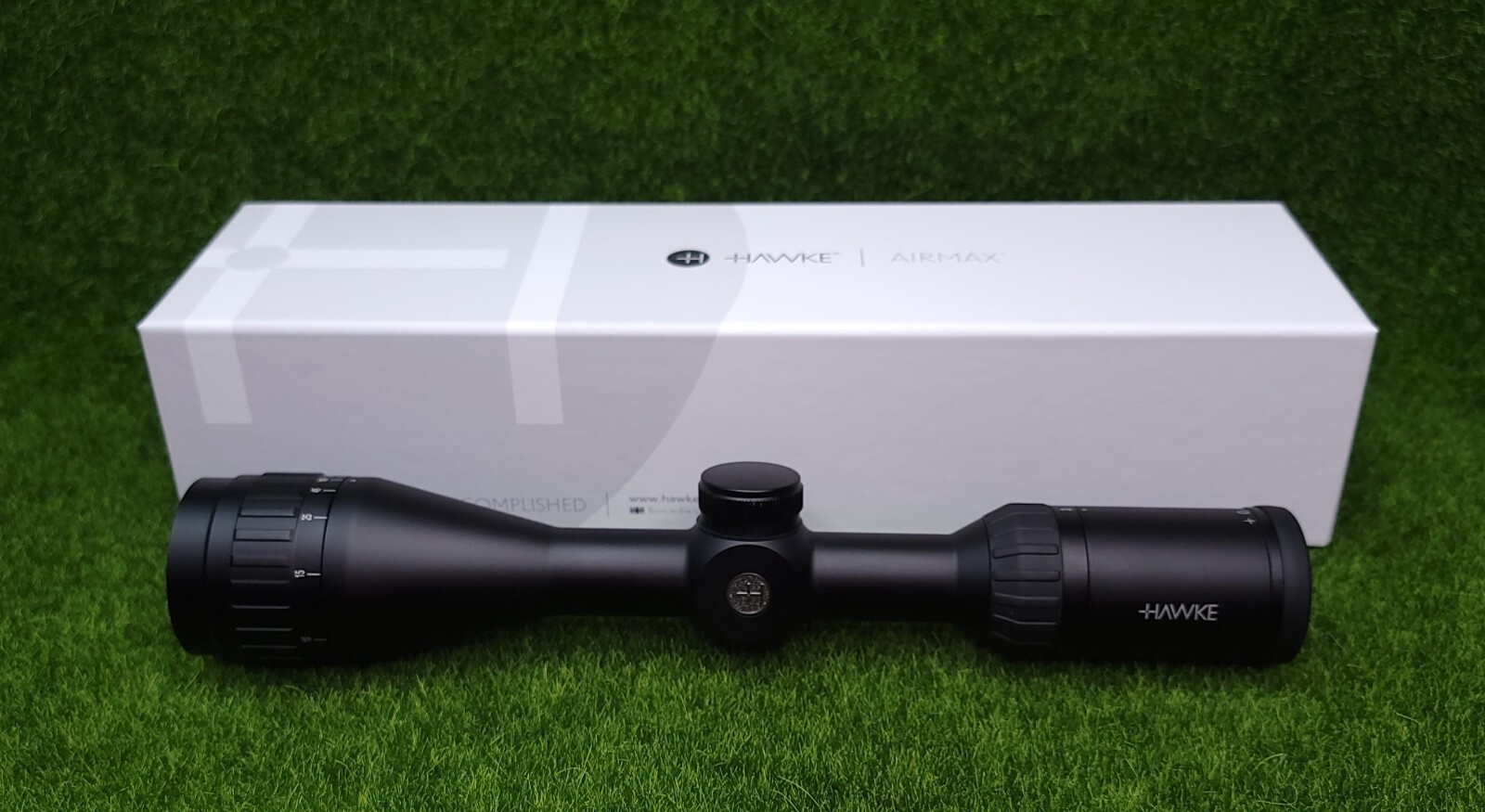 Hawke Airmax 3-9x40mm AO AMX Reticle Air Rifle Airgun Scope, Black - 13110